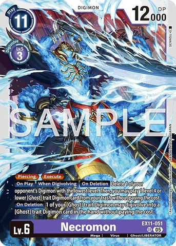 Image for Necromon (EX11-051 SR) [Dawn of Liberator] - Digimon Card Game