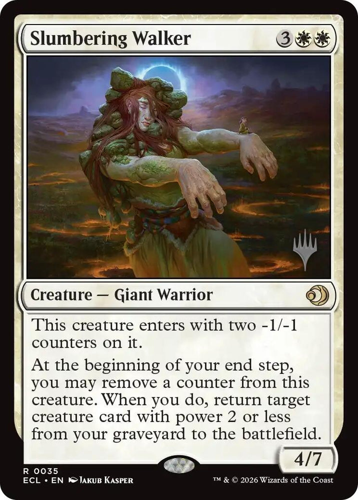Image for Slumbering Walker (35) [Promo Pack: Lorwyn Eclipsed] - Magic: The Gathering