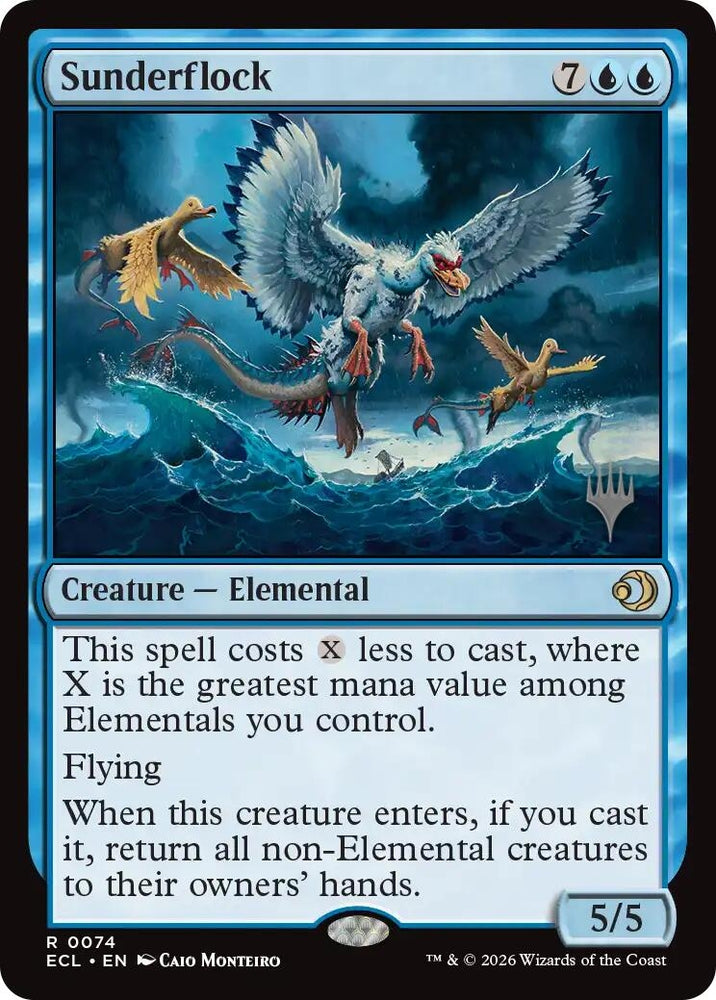 Image for Sunderflock (74) [Promo Pack: Lorwyn Eclipsed] - Magic: The Gathering