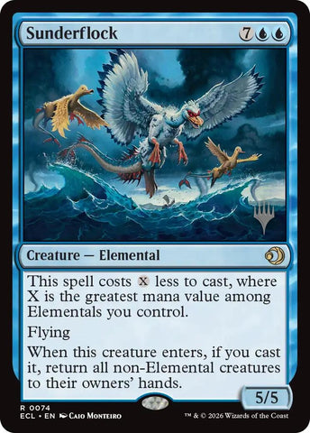 Image for Sunderflock (74) [Promo Pack: Lorwyn Eclipsed] - Magic: The Gathering