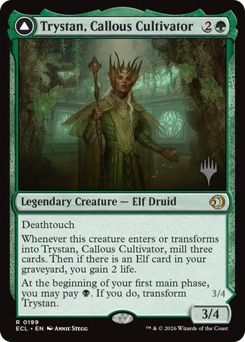 Image for Trystan, Callous Cultivator (199) [Promo Pack: Lorwyn Eclipsed] - Magic: The Gathering