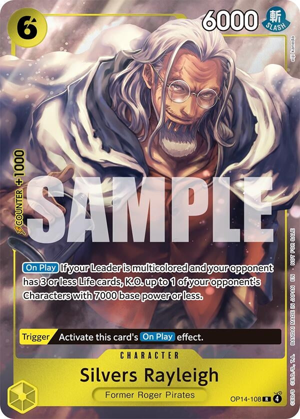 Image for Silvers Rayleigh (Dash Pack) (OP14-108) [The Azure Sea's Seven] - One Piece Card Game