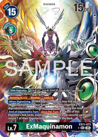 Image for ExMaquinamon (Alternate Art) (EX11-073 SEC) [Dawn of Liberator] - Digimon Card Game