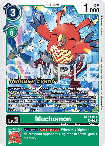 Image for Muchomon (BT24-044 U) [Time Stranger Release Event Cards] - Digimon Card Game
