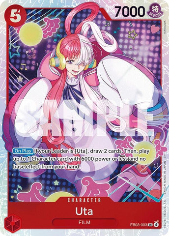 Image for Uta (003) (EB03-003) [Extra Booster: One Piece Heroines Edition] - One Piece Card Game