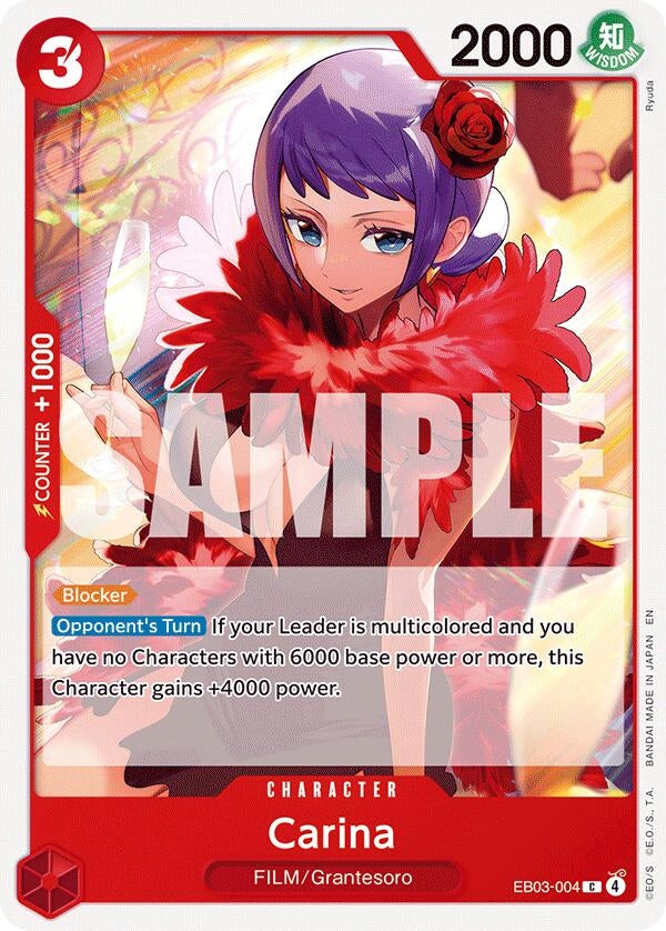 Image for Carina (EB03-004) [Extra Booster: One Piece Heroines Edition] - One Piece Card Game