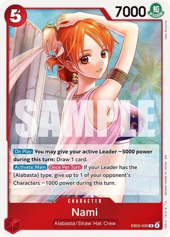Image for Nami (006) (EB03-006) [Extra Booster: One Piece Heroines Edition] - One Piece Card Game