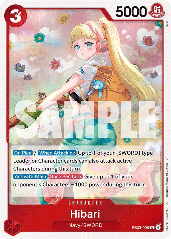 Image for Hibari (EB03-008) [Extra Booster: One Piece Heroines Edition] - One Piece Card Game