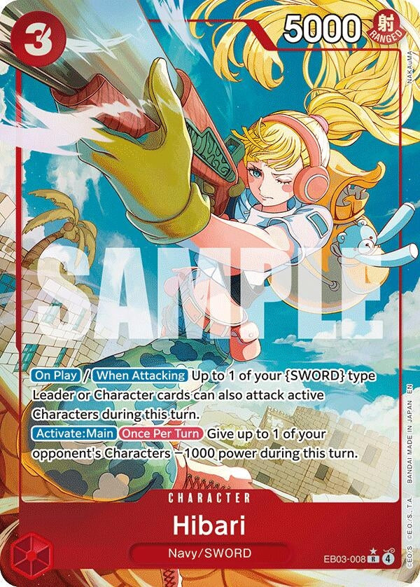 Image for Hibari (Alternate Art) (EB03-008) [Extra Booster: One Piece Heroines Edition] - One Piece Card Game