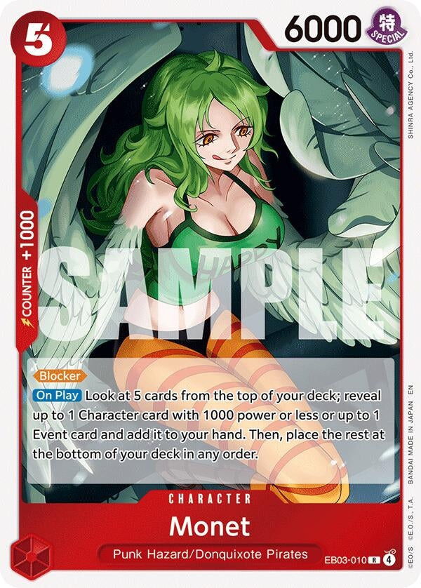 Image for Monet (EB03-010) [Extra Booster: One Piece Heroines Edition] - One Piece Card Game