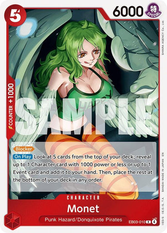 Image for Monet (EB03-010) [Extra Booster: One Piece Heroines Edition] - One Piece Card Game