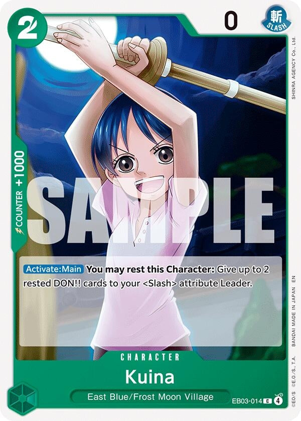 Image for Kuina (EB03-014) [Extra Booster: One Piece Heroines Edition] - One Piece Card Game