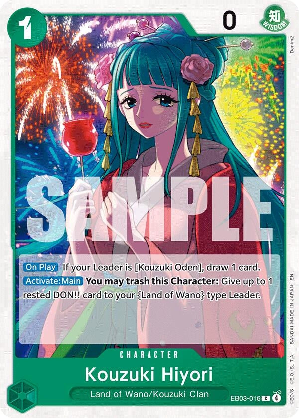 Image for Kouzuki Hiyori (EB03-016) [Extra Booster: One Piece Heroines Edition] - One Piece Card Game
