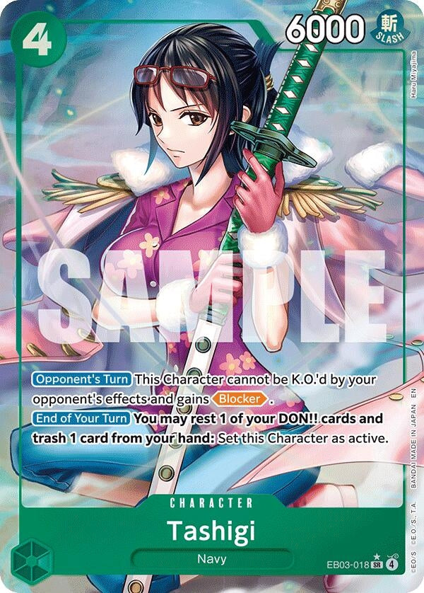 Image for Tashigi (Alternate Art) (EB03-018) [Extra Booster: One Piece Heroines Edition] - One Piece Card Game
