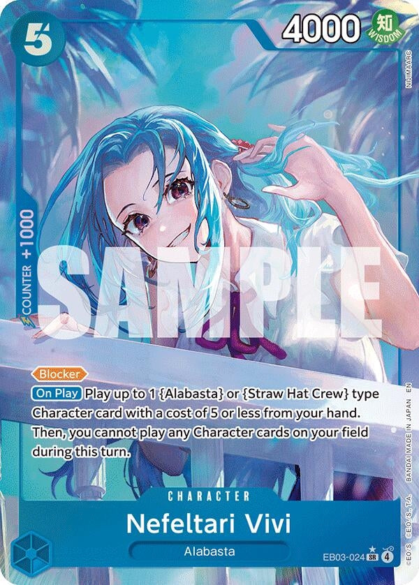 Image for Nefeltari Vivi (024) (Alternate Art) (EB03-024) [Extra Booster: One Piece Heroines Edition] - One Piece Card Game