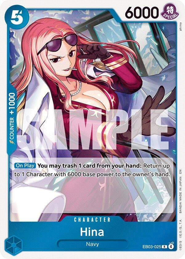 Image for Hina (EB03-025) [Extra Booster: One Piece Heroines Edition] - One Piece Card Game