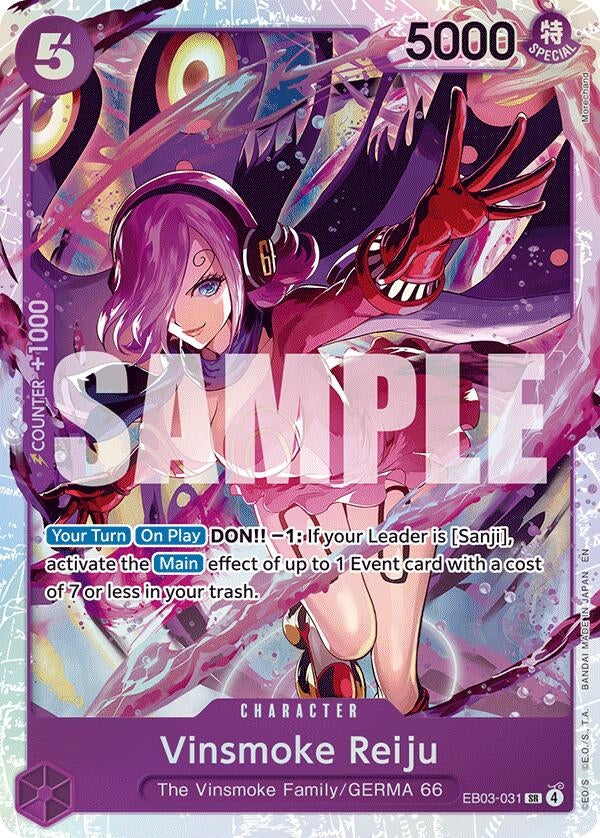 Image for Vinsmoke Reiju (EB03-031) [Extra Booster: One Piece Heroines Edition] - One Piece Card Game