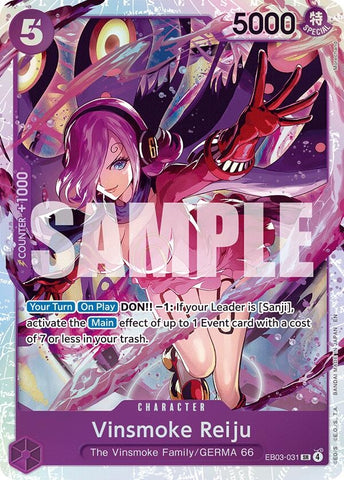 Image for Vinsmoke Reiju (EB03-031) [Extra Booster: One Piece Heroines Edition] - One Piece Card Game