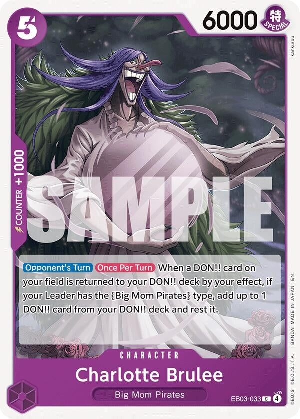 Image for Charlotte Brulee (EB03-033) [Extra Booster: One Piece Heroines Edition] - One Piece Card Game