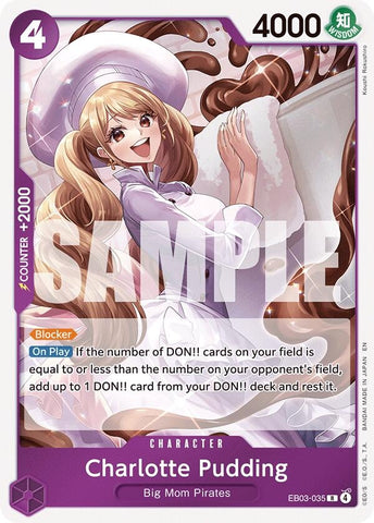 Image for Charlotte Pudding (EB03-035) [Extra Booster: One Piece Heroines Edition] - One Piece Card Game