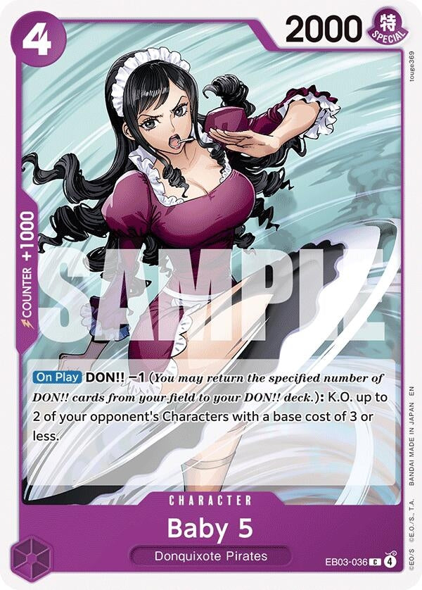 Image for Baby 5 (EB03-036) [Extra Booster: One Piece Heroines Edition] - One Piece Card Game