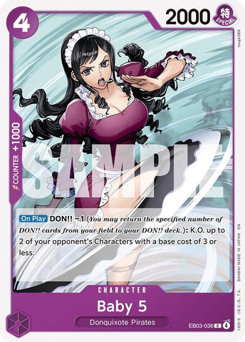 Image for Baby 5 (EB03-036) [Extra Booster: One Piece Heroines Edition] - One Piece Card Game