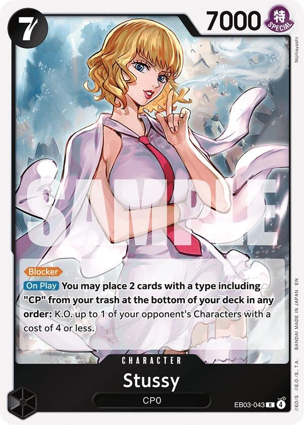 Image for Stussy (EB03-043) [Extra Booster: One Piece Heroines Edition] - One Piece Card Game