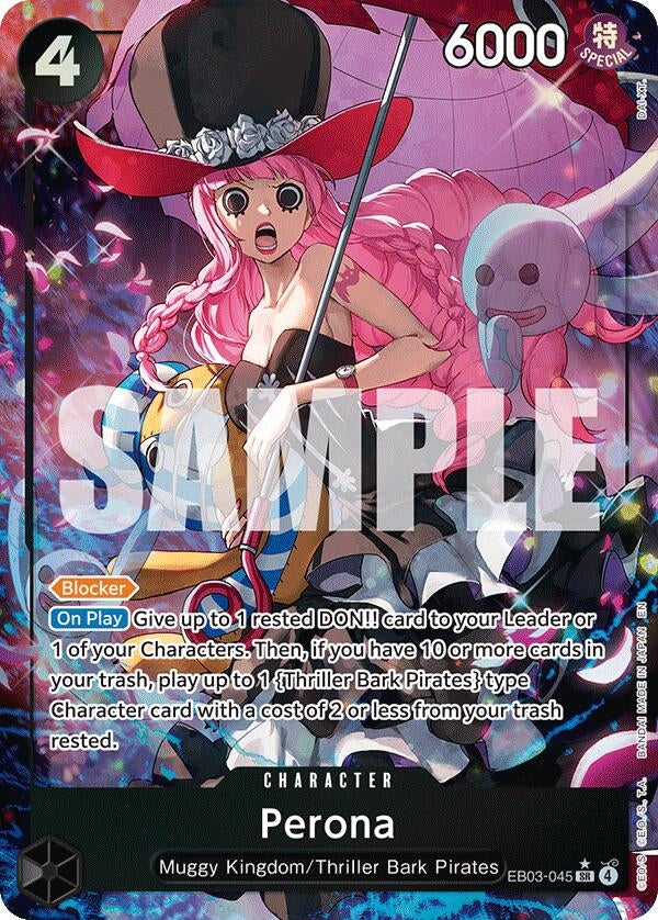 Image for Perona (045) (Alternate Art) (EB03-045) [Extra Booster: One Piece Heroines Edition] - One Piece Card Game