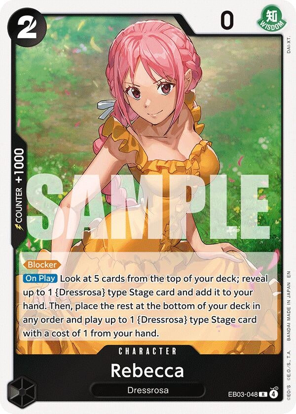 Image for Rebecca (EB03-048) [Extra Booster: One Piece Heroines Edition] - One Piece Card Game