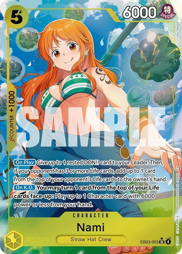 Image for Nami (053) (Alternate Art) (EB03-053) [Extra Booster: One Piece Heroines Edition] - One Piece Card Game