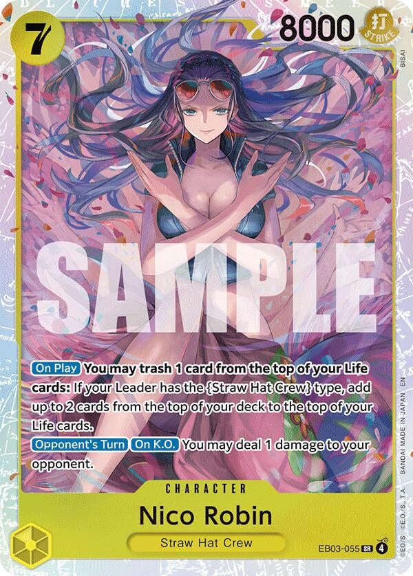 Image for Nico Robin (055) (EB03-055) [Extra Booster: One Piece Heroines Edition] - One Piece Card Game