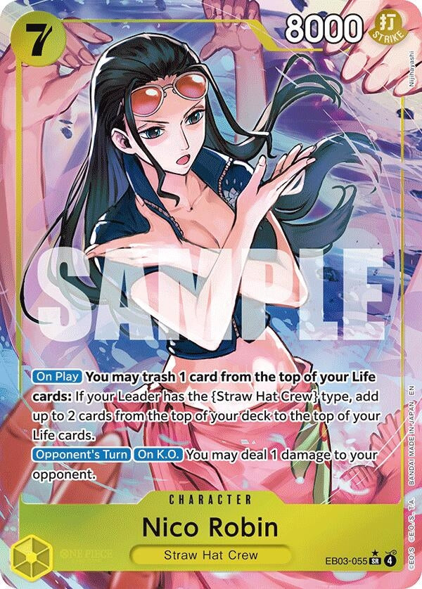 Image for Nico Robin (055) (Alternate Art) (EB03-055) [Extra Booster: One Piece Heroines Edition] - One Piece Card Game
