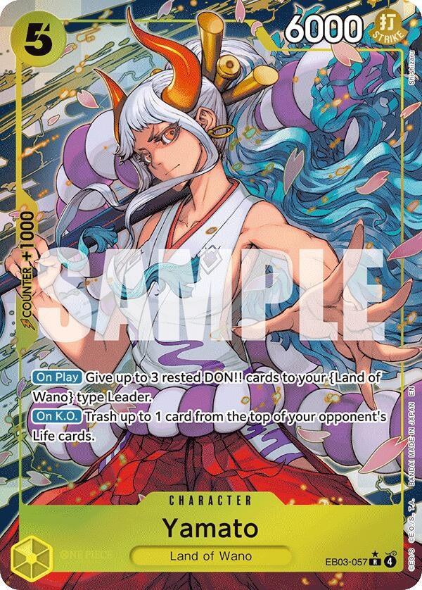 Image for Yamato (Alternate Art) (EB03-057) [Extra Booster: One Piece Heroines Edition] - One Piece Card Game