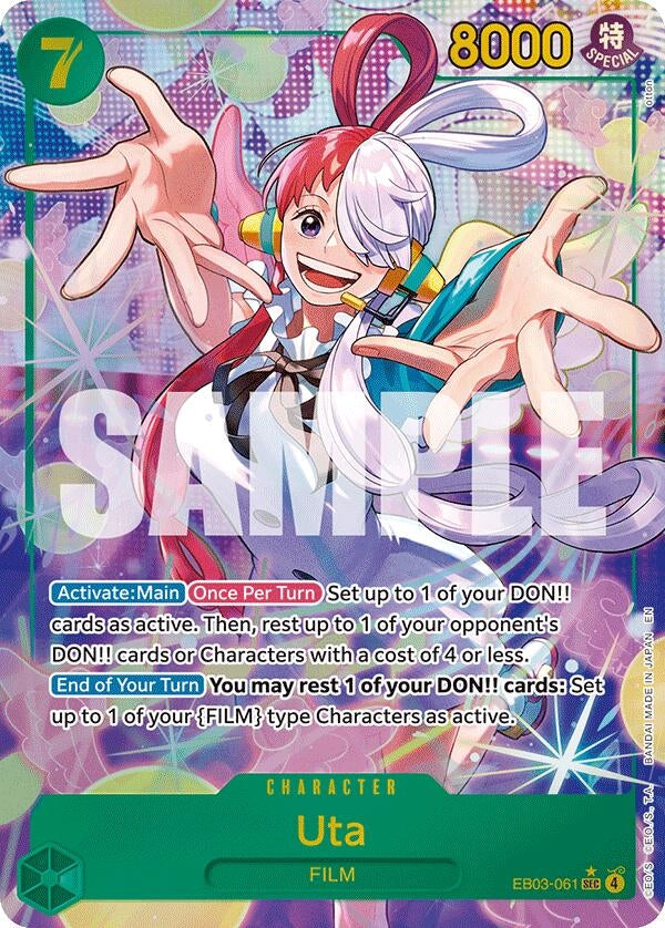 Image for Uta (061) (Alternate Art) (EB03-061) [Extra Booster: One Piece Heroines Edition] - One Piece Card Game