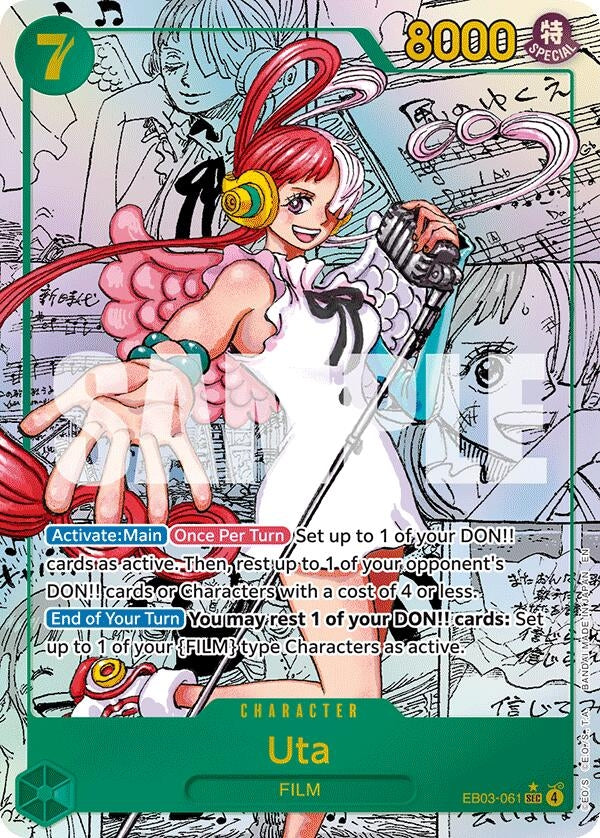 Image for Uta (061) (Manga) (EB03-061) [Extra Booster: One Piece Heroines Edition] - One Piece Card Game