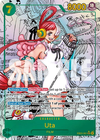 Image for Uta (061) (Manga) (EB03-061) [Extra Booster: One Piece Heroines Edition] - One Piece Card Game