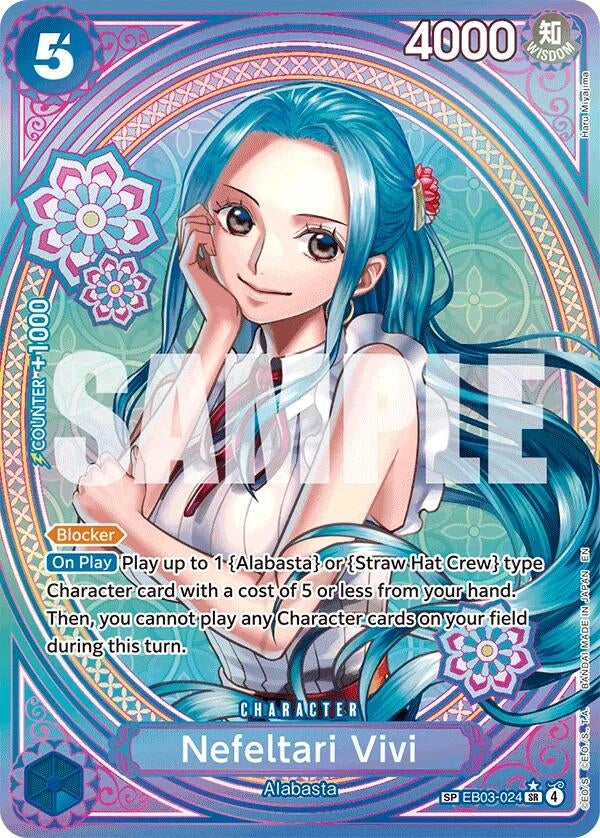 Image for Nefeltari Vivi (024) (SP) (EB03-024) [Extra Booster: One Piece Heroines Edition] - One Piece Card Game