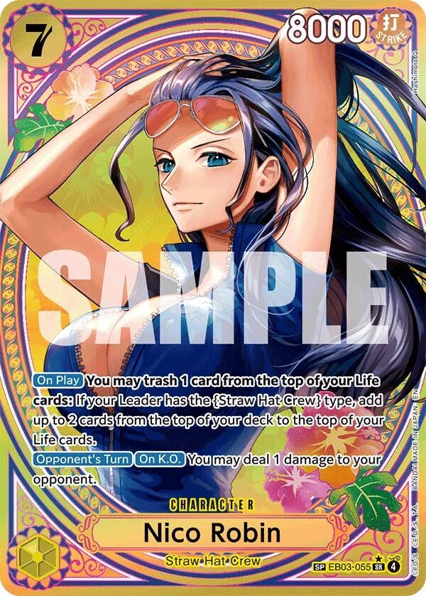 Image for Nico Robin (055) (SP) (EB03-055) [Extra Booster: One Piece Heroines Edition] - One Piece Card Game
