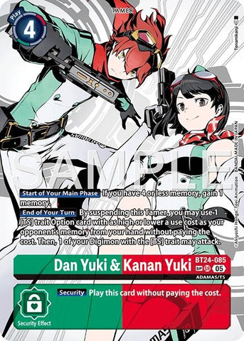 Dan Yuki & Kanan Yuki (SP) (BT24-085 SR) [Time Stranger]