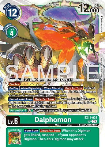 Image for Dalphomon (EX11-036 SR) [Dawn of Liberator] - Digimon Card Game