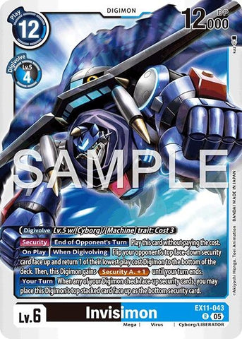 Image for Invisimon (EX11-043 R) [Dawn of Liberator] - Digimon Card Game
