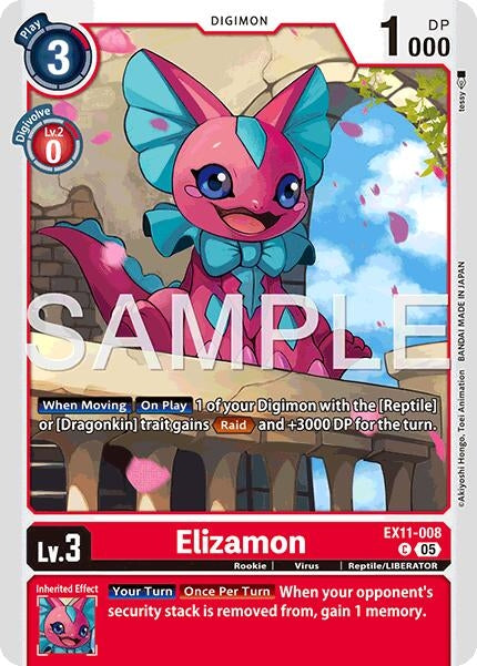 Image for Elizamon (EX11-008 C) [Dawn of Liberator] - Digimon Card Game