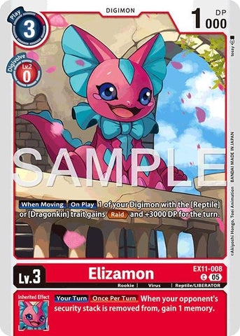 Image for Elizamon (EX11-008 C) [Dawn of Liberator] - Digimon Card Game