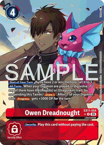 Image for Owen Dreadnought (Alternate Art) (EX11-054 R) [Dawn of Liberator] - Digimon Card Game