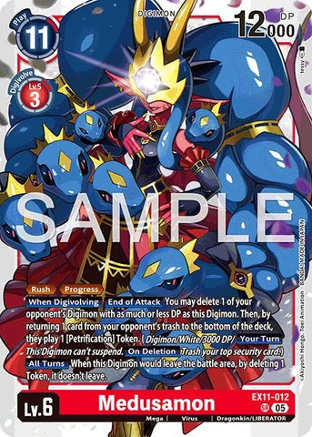 Image for Medusamon (EX11-012 SR) [Dawn of Liberator] - Digimon Card Game