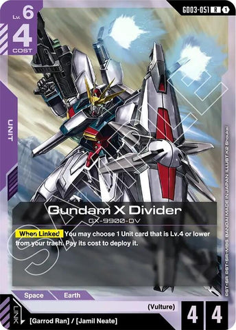 Image for Gundam X Divider (GD03-051) [Steel Requiem] - Gundam Card Game