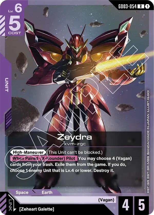 Image for Zeydra (GD03-054) [Steel Requiem] - Gundam Card Game