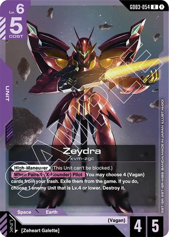 Image for Zeydra (GD03-054) [Steel Requiem] - Gundam Card Game