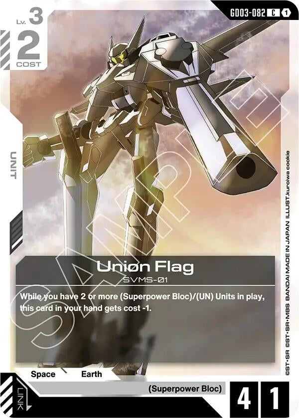 Image for Union Flag (GD03-082) [Steel Requiem] - Gundam Card Game