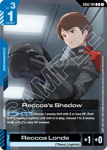 Image for Reccoa's Shadow (GD03-104) [Steel Requiem] - Gundam Card Game